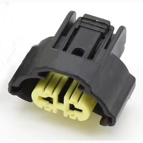 CID2020A-2.8-21 Drop In for Sumitomo 2-way Sealed Female H9 Lamp Connector, Black