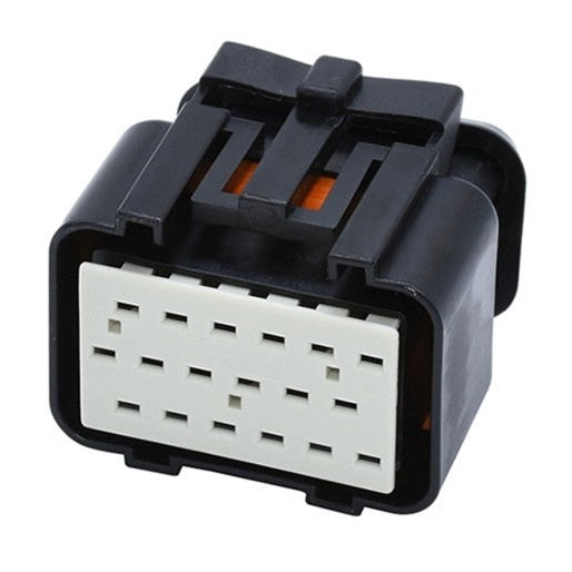 CID3180-1.8-21KIT Female Connector 18 way Sealed TE Econoseal III, 1.8 mm, Black, TE 344106-1