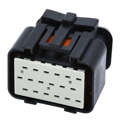 CID3180-1.8-21KIT Female Connector 18 way Sealed TE Econoseal III, 1.8 mm, Black, TE 344106-1