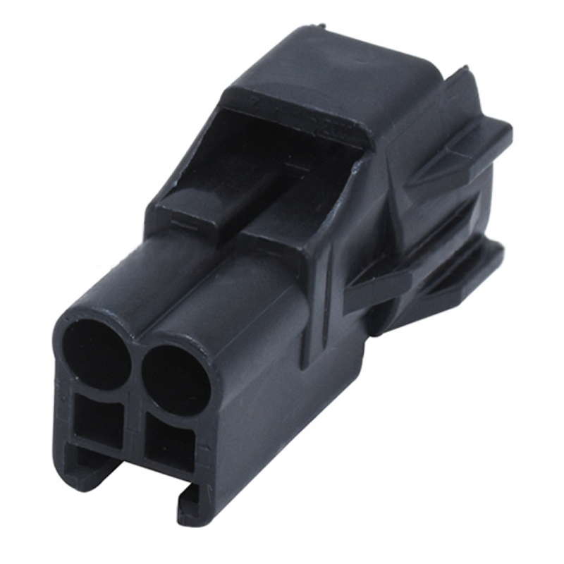 CID1021P-2.3-11 Drop in for Yazaki 7282-7028-30 Male Connector 2 Way, 090 II, Black, Sealed