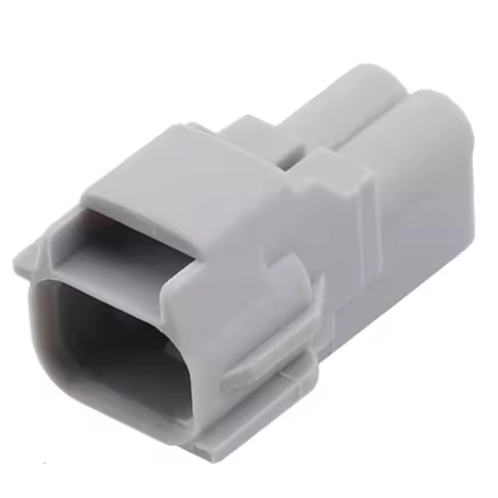 CID1021V-2.3-11 Drop in for Yazaki 7282-8129-40 Male Connector 2 Way, 090 II, Gray, Sealed