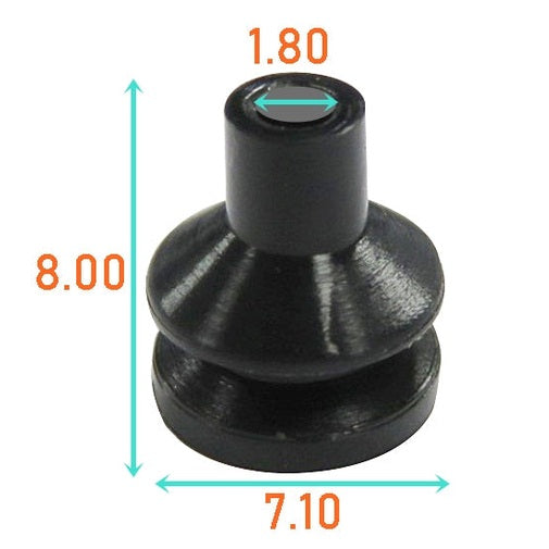 CID1134 Drop in for Sumtomo Wire Seal 7160-9786, Silicone, Black