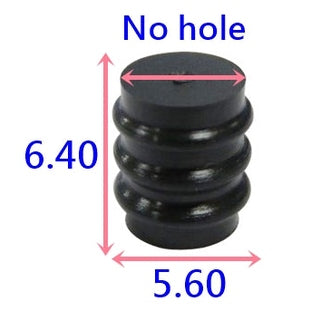 CID1331 Drop In for Sumitomo 7160-9465 and Yazaki 7157-8767 Cavity Plug, Black, Silicone