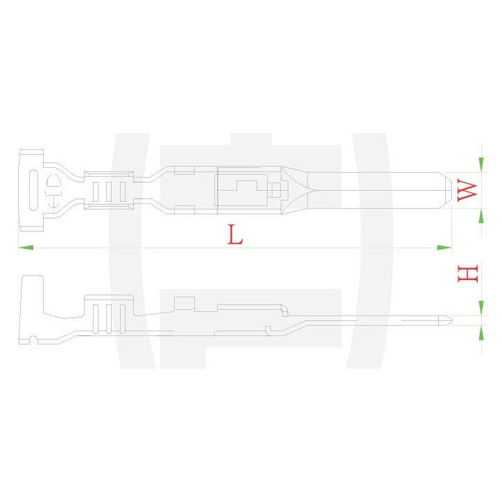 CID201-2.3-MS2 Drop In for Sumitomo 8230-4562 Sealed Female DL 090 & HX 090 (2.3 Series) Terminal, Tin Plated