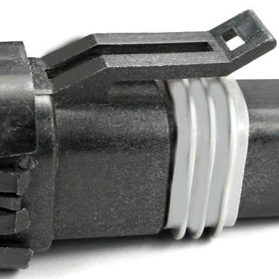 CID9040H-2.3-21 Chrysler 4604603 Female 4 way Connector, 2.3 Series, Black, Tail Lamp Connector