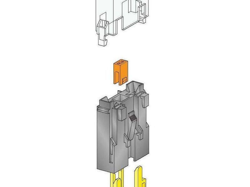 MTA 0300390 Stackable MaxiVal Fuse Holder, Black
