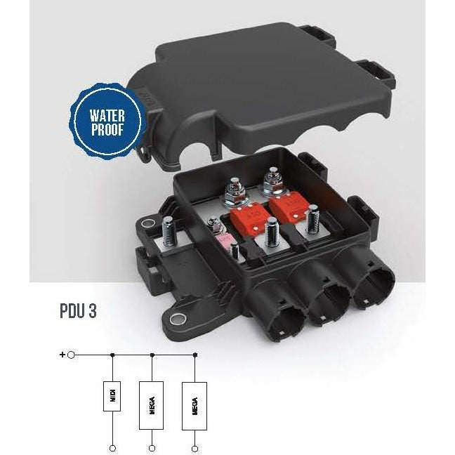 MTA 0301045 Pre-Mounted Housing for 1 MidiVAL and 2 MegaVAL with Cover