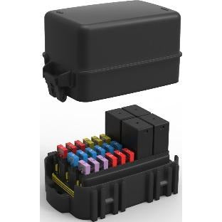 MTA 0301370 Sealed Power Distribution Module for 30 Minival Fuses /10 Micro-Relays