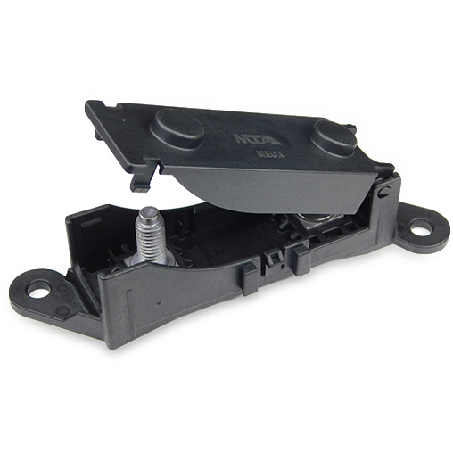 MTA 0301498 Single Modular MegaVAL Fuse Holder, Black