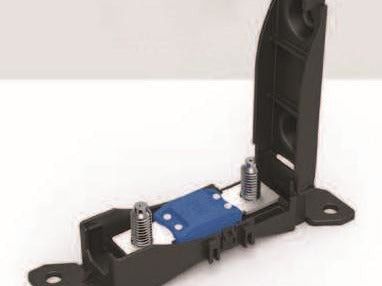 MTA 0301498 Single Modular MegaVAL Fuse Holder, Black