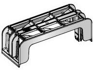MTA 0301630 Relay Retainer for Gray Modules