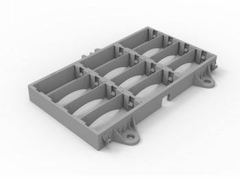 MTA 0301681 Frame  Mounting Frame for holding 12 Gray Modules with Flush Mount