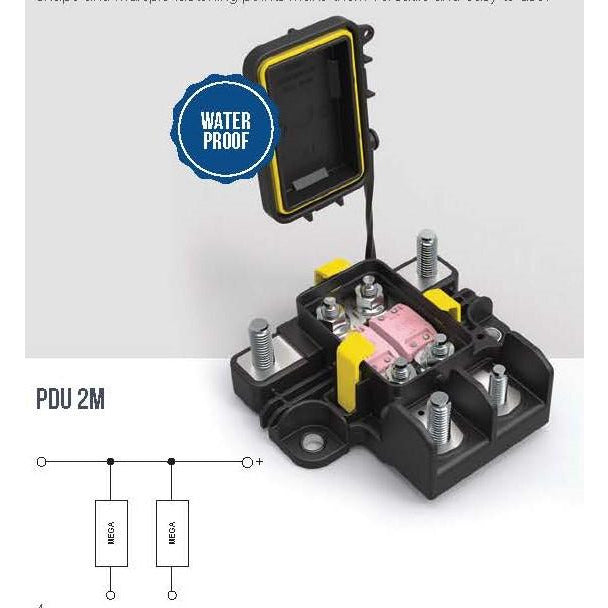 MTA 0301887 Sealed Power Distribution Unit for 2 MegaVAL Fuses