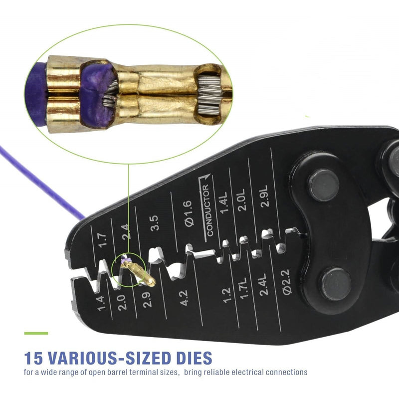 Connector ID CID1442 Hand Crimp Tool for Unsealed Terminals 30-14 AWG