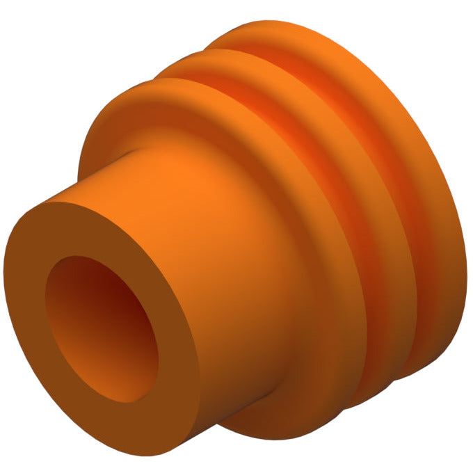 CID4987 Wire Seal, 4.8 Series, Orange, Silicone