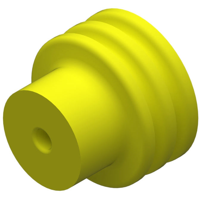 CID4991 Wire Seal, 4.8 Series, Yellow, Silicone