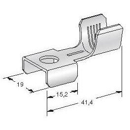 MTA 1608196 MEGA M8 Terminal, 25.0 - 40.0 mm², Tin Plated