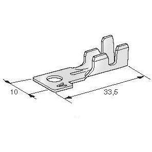 MTA 1705616-L MIDI M5 Ring Terminal Pol A, 2.5 - 4.0 mm², Tin Plated