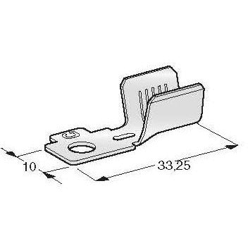 MTA 1705835 Ring Terminal, MIDI M5 POL C, 10.0-20.0 mm², Tin Plated, Reel
