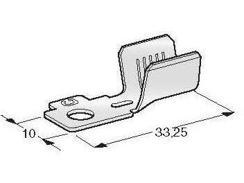 MTA 1705835-L Ring Terminal, MIDI M5 POL C, 10.0-20.0 mm², Tin Plated