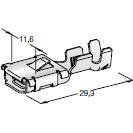 MTA 1707741 Power 950 Female Terminal, Unsealed, 6.0 - 8.0 mm², Reel