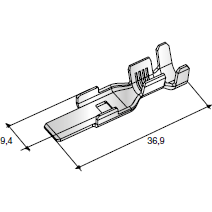 MTA 1707992-L Female Terminal, 630 Series, Unsealed, 6.0 - 8.0 mm²