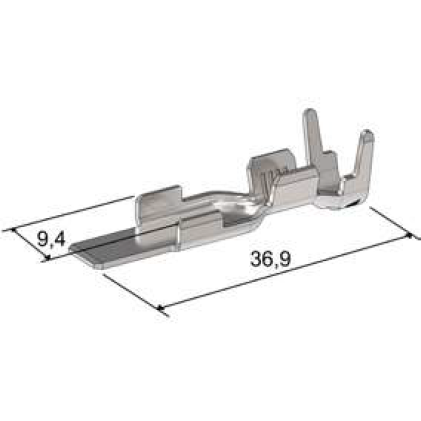 MTA 1707995 630 Series Male Terminal, Sealed, 2.5 - 4.0 mm², Tin Plating