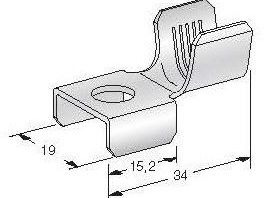 MTA 1708110-L MEGA  M8 Terminal, 10.0 - 20.0 mm², Tin Plated