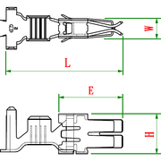 Tyco 1-964332-1 Sealed Standard Power Timer Terminal Female