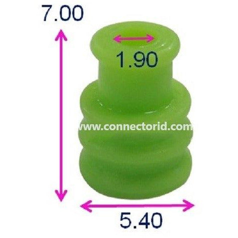 CID1140 Drop In for Sumitomo 7165-0471 Wire Seal, RS 090, Light Green, Silicone
