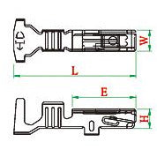 CID200-2.3-FS2 Drop In for Sumitomo 8100-0461 Female Terminal, TS090, 0.5 - 1.25 mm², Tin Plated