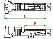 CID200-2.3-FS1 Drop In Sumitomo 8100-0460 Female Terminal, TS 090, 0.3 - 0.5 mm², Tin Plated