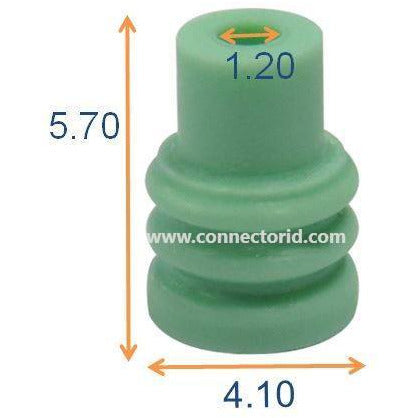 CID1308 Drop In for Sumitomo 7165-0621 Wire Seal, HX040, Green