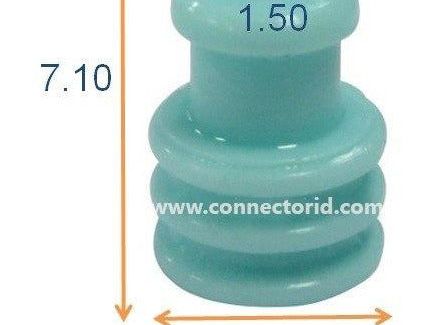 CID1307 Drop In for Sumitomo 7165-0473 Wire Seal, RS 090, Light Blue, Silicone