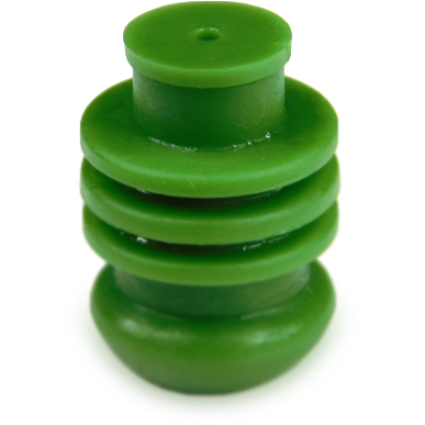 MTA 4550780. Wire Seal, MAXI 800 series, Green | Connector ID