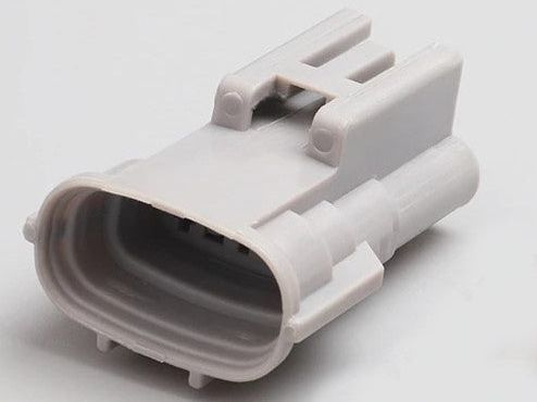CID2030-2.3-11 Male Connector 3 Way, TS090 (2.3 mm), Sealed, Gray