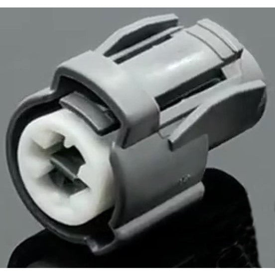 CID2028-2.3-21 Female Connector 2 Way, HW090 (2.3 mm), Sealed, Gray