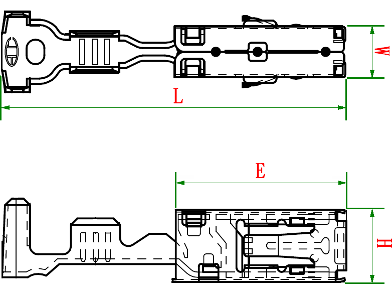 CID300-2.8-FS2 Female Terminal, MCP 2.8 mm,1.5 - 2.5 mm², Tin Plated