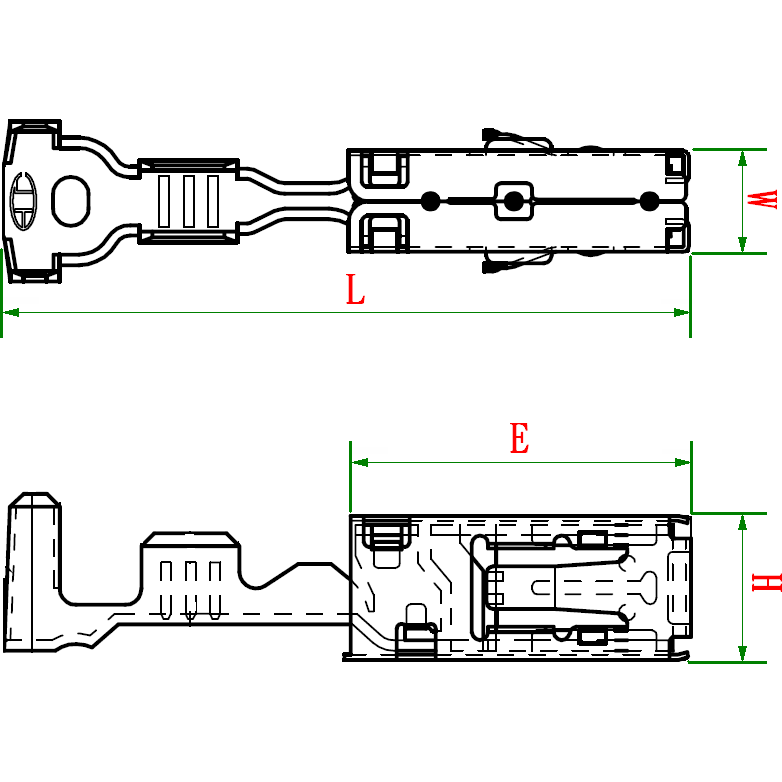 CID300-2.8-FS1 Female Terminal, MCP 2.8 mm