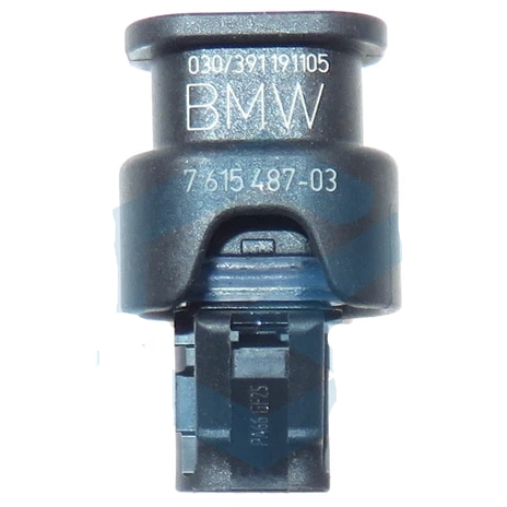 CID9020H-1.2-21 Original Hirschmann 805 120 521 Female Connector 2-Way, 1.2 Series, Sealed, Black