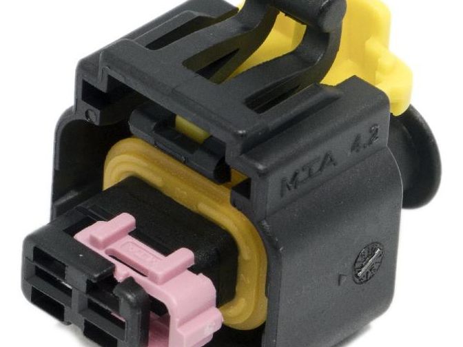 MTA 4510801 Female C280 Sealed Connector, 2 way Black