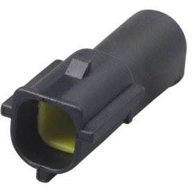 CID3010A-1.8-11 Drop In for Tyco 174879-2 Connector 1 Way Male, Econoseal, Black