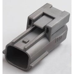 CID2023B-2.3-11 Male 2 way RS 090 Sealed Connector, Gray