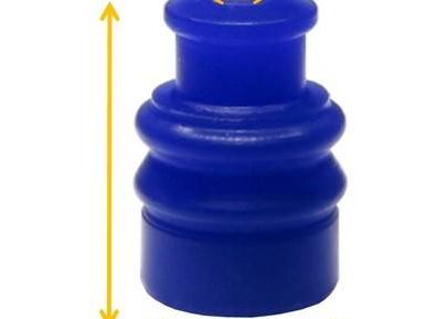 CID1504 Drop in for Sumitomo 7165-0842 or Yazaki 7158-3006-90 Wire Seal, 090 II Series, Blue, Silicone