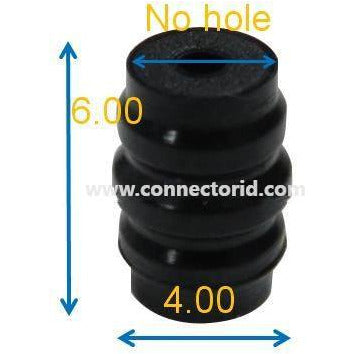 CID1500 Drop In for Sumitomo 7165-0432 Cavity Plug, HX040, Black, Silicone