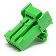 CID9050J-0.8-21 Female Connector 5 Way 030 Series (0.8mm) Unsealed, Green