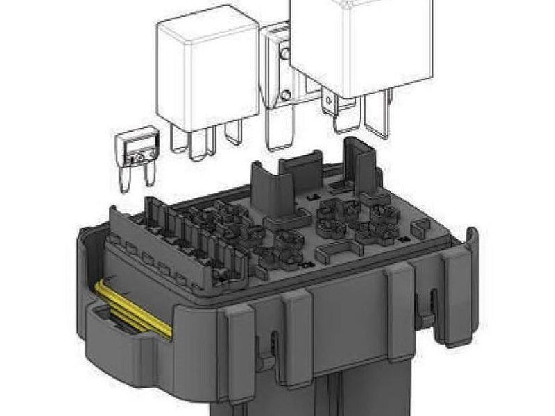 MTA 0301491 Sealed Maxi/Micro Relay Power Distribution Module
