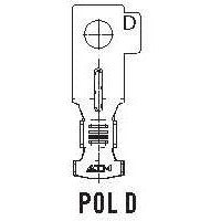 MTA 1705745 MIDI M5 Ring Terminal Pol D, 6.0 - 8.0 mm², Tin Plated