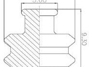 CID4514 Single Wire Seal 6.3 mm cavity, Black