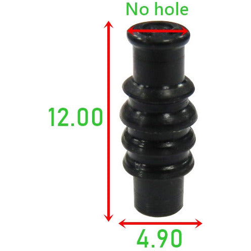CID1204 Drop In for Tyco 172748-1 Econoseal Cavity Plug, Black